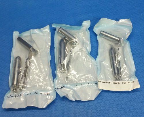 Lot of 3, V. Mueller SU211 &amp; SU210, Miltex 28-79 Rectal Specula, S/S, German