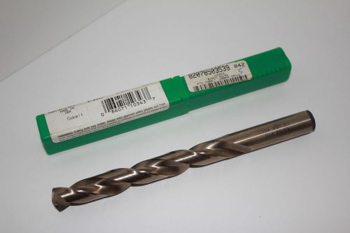 Ptd 43/64&#034; cobalt precision jobber length twist drill r10co bit bronze oxide for sale