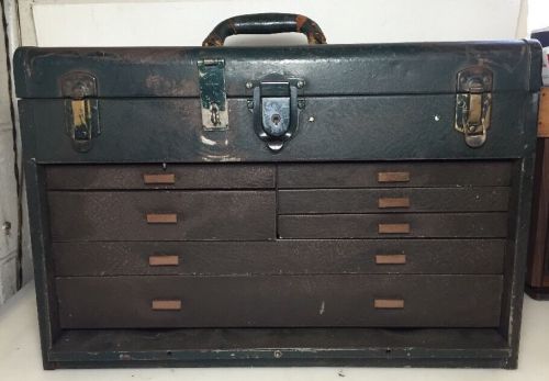 UNION STEEL MACHINIST TOOL BOX - 7 DRAWERS AND TOP TILL Plus Tools!!