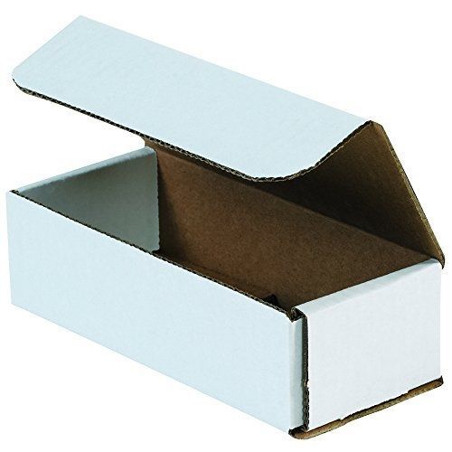 Aviditi M732 Corrugated Mailers, 7&#034; x 3&#034; x 2&#034;, Oyster White (Pack of 50)