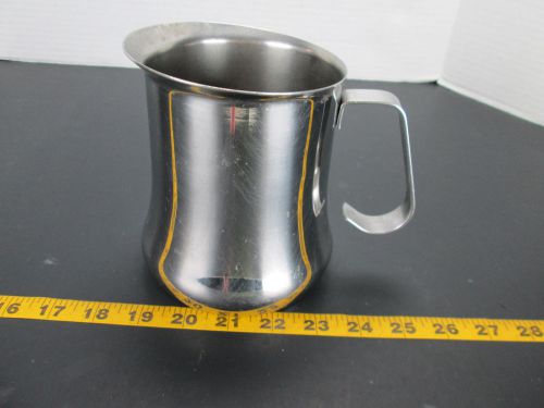 VEV Large Frothing Pitcher 18-10 Stainless Steel Italy 6 Cup Milk Blending T