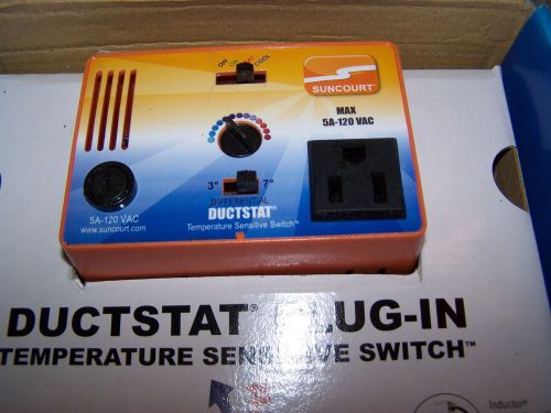Suncourt -- Ductstat Plug-in  Temperature Sensitive switch Thermostat (DS100)