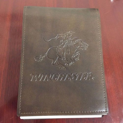 Vintage Personal Organizer Winchester Brown with paper notepad
