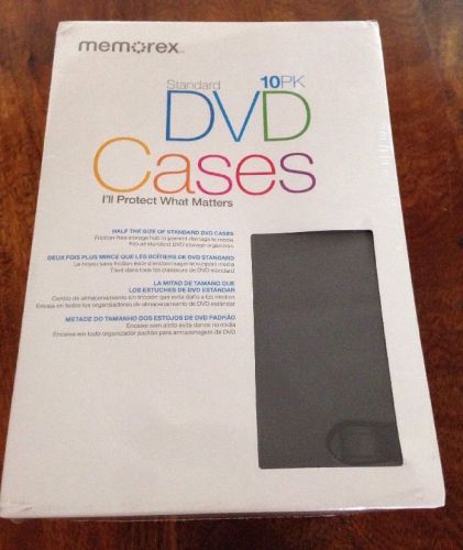 NEW Memorex Standard DVD Cases - 10 Pack