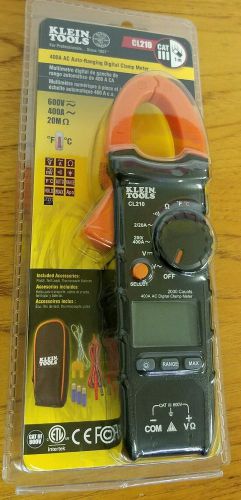 NEW Klein Tools CL210 400A AC Auto Ranging Digital Clamp Meter