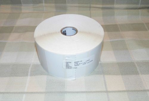 Zebra Polypro 4000D Thermal Labels (1) Roll 2.25&#034; x 1.25&#034; White 2100 per roll