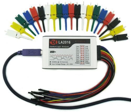 LA2016 Logic Analyzer 16 Channels 200M Sampling Rate USB2.0/3.0 Interface