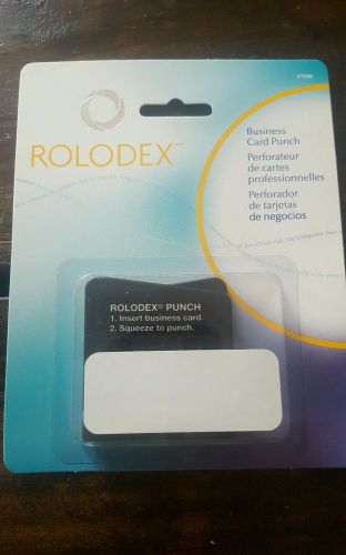 Rolodex 67699 One Sheet Business Card 2-Hole Punch for 2.25&#034; x 4&#034; Card Files