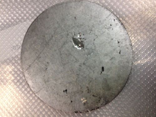 Tellurium 99.999% pure Sputtering Target, 2 inch x 4mm, bonded to Cu, ACI Alloys