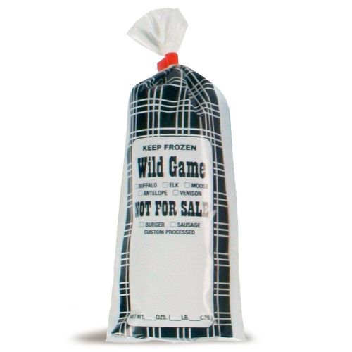 UltraSource Wild Game Meat Chub Bag NFS 1 lb 4.25&#034; W x 10&#034; L Pack of 1000
