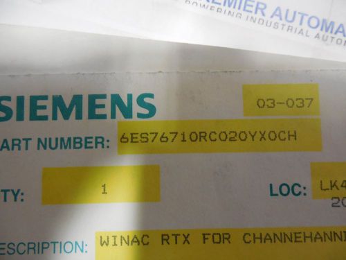 SIEMENS,6ES7671-0RC02-0YX0CH,6ES7671X0CH0RC020Y,WINAC RTX