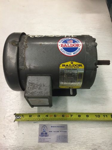 Baldor 3 phase motor, 1/3hp 850rpm, cat# m3536 for sale