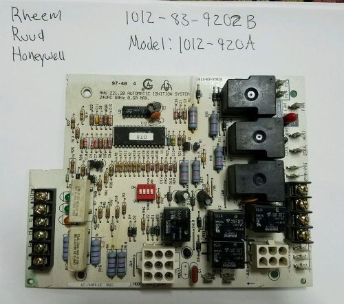 Honeywell rheem ruud 1012-83-9202b furnace fan circuit  control board for sale