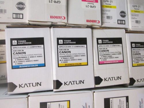 CANON GPR-21 KATUN Toner C4080 C4580 *SET OF 3* NEW IN BOX