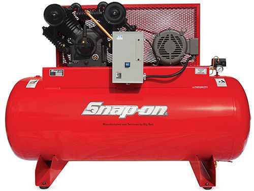 Snap on Air Compressor, Stationary, 120 gallon, 10.0 HP, 3-Phase