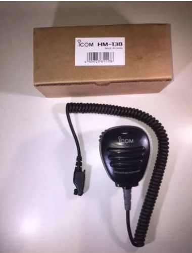 NEW ICOM HM-138 IPX7 Hand Sp/Mic for IC-F70 IC-F80 IC-F50 IC-F60 IC-M87 IC-M88