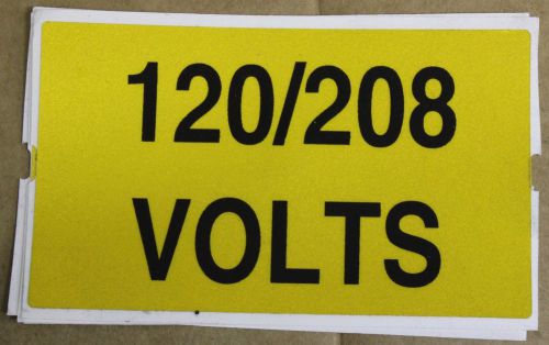Reflector Voltage Markers 120/208 volts Lot of 5