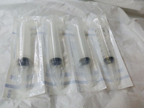 LOT OF 4 BD 2 OZ 60ML CATHETER TIP SYRINGES WITH CAP REF# 309620 NEW! MANY USES