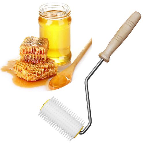 Beekeeping Plastic Uncapping Needle Roller Bee Honey Comb Extracting Equipment
