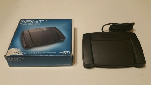 Infinity IN-USB-2 Foot Control USB Foot Pedal Transcription.