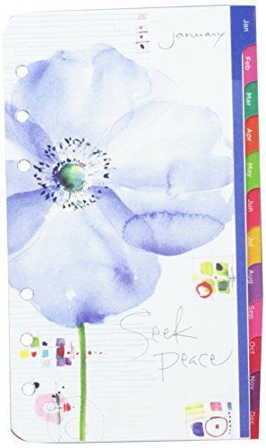 Day-Timer Planner Refill 2017 2 Page Per Month 3-3/4 X 6-3/4&#034; Portable Size Kath