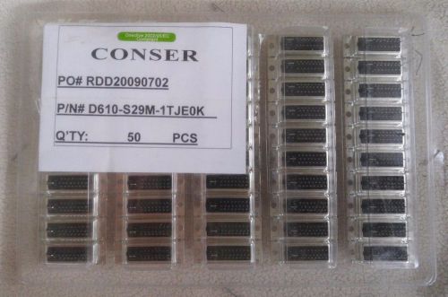 Dvi-i male 24+5 pin connector - solder type - 50pk - conser - ca-29dvip-c for sale