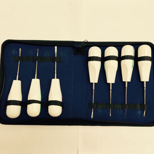 Luxator Style Root Elevators Extracting/Extraction System Set of 7 Pieces