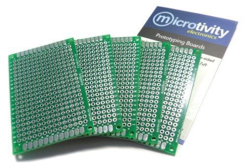 microtivity IM414 Double-sided Prototyping Board (4x6cm, Pack of 5)
