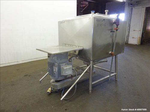Used- Lanco Likwifier, 200 Gallon, Model LD, 304 Stainless Steel. Jacketed chamb