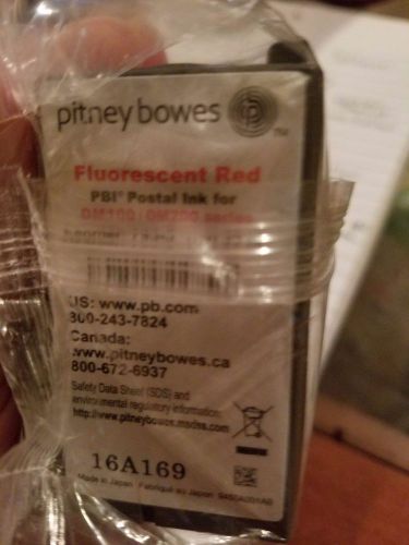 Pitney Bowes Fluorescent Red Ink Genuine Seal DM100 DM200