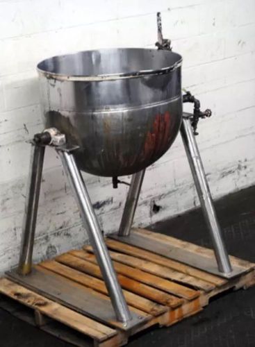 TORONTO COPPERSMITH 60 Gallon Stainless Steel Steam Kettle