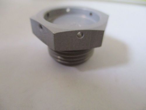 MS123128 Aluminum Machine Plug Approx. 7/8&#034; Thread O.D. Drilled Head