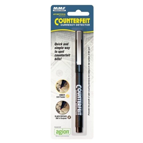 MMF Industries Counterfeit Detector Pen, 5.5 Inches, Black Barrel (200045110)