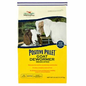 Positive Pellet Goat Dewormer Vitamins Minerals Rumatel 25 Pounds
