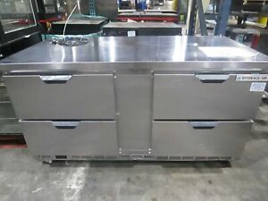 BEVERAGE AIR WTRD60AHC-4 60&#034; 4 DRAWER WORKTOP COOLER REFRIGERATOR