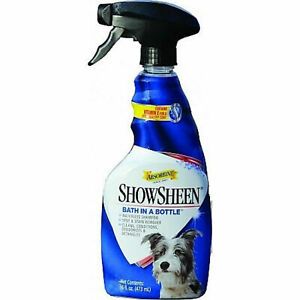 Show Sheen Bath In A Bottle Waterless Shampoo No Rinsing Dog Canine 16 oz