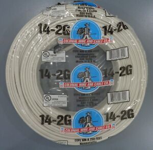 250-ft 14/2 Romex SIMpull Non-Metallic Wire NM-B Cable Indoor Wire(By-the-Roll)