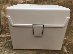 Vintage Sterling Plastics Jumbo File Storage Box 12.5x10.5x9.5”