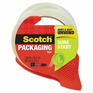 Scotch Tape,1.88 in X 38.2 Yd,Cr 3450SRD 3450S-RD  - 1 Each