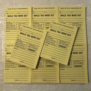 NEW Lot 8x50 Scotch 3M Post-it Telephone Message Pads While You Were Out