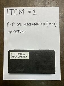Mitutoyo 1”-2” O.D. Micrometer .0001