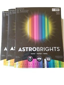 450 Sheets Astrobrights Bright Color Paper 8.5&#034; x 11&#034; 24 lb Med Grade 25 Colors