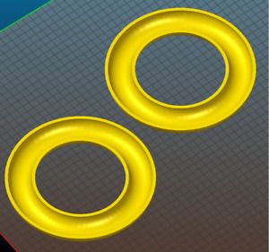 file only *.stl cnc 3d printer: custom rodin coil with hole inside 19x19x2.8cm