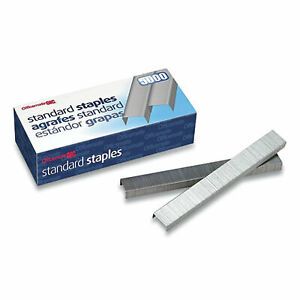 Officemate Standard Staples, 0.25&#034; Leg, 0.5&#034; Crown, Steel, 5,000/Box 889081
