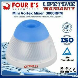 US Plug Mini Vortexer Mixer Shaker 3000 RPM Touch Mode 12V Laboratory Device New
