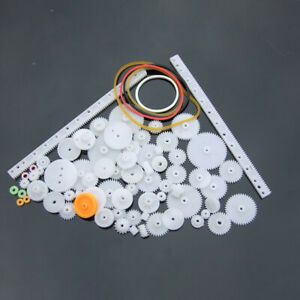 75pcs Crown Necessary Worm Gear DIY Kit Single Double Layer Hobby For Robot Belt