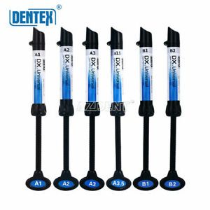 10PCS Dental Universal Curing Light Composite Resin Refill Syringe A1A2 A3 B1 B2