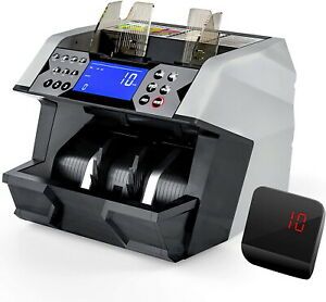 Automatico Falsificacion Detector De Billetes De Dinero Maquina Con Pantalla LED