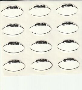 240 Football Shaped 3/8&#034; x 5/8&#034;  Pricing Labels for Football Cards