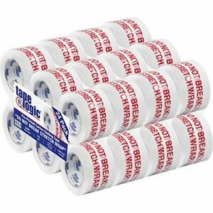 Tape Logic Pre-Printed Carton Sealing Tape&#034;Do Not Break Stretch Wrap&#034; 2.2 Mil...